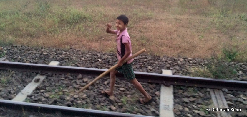 On rails from Bagan to Yangon