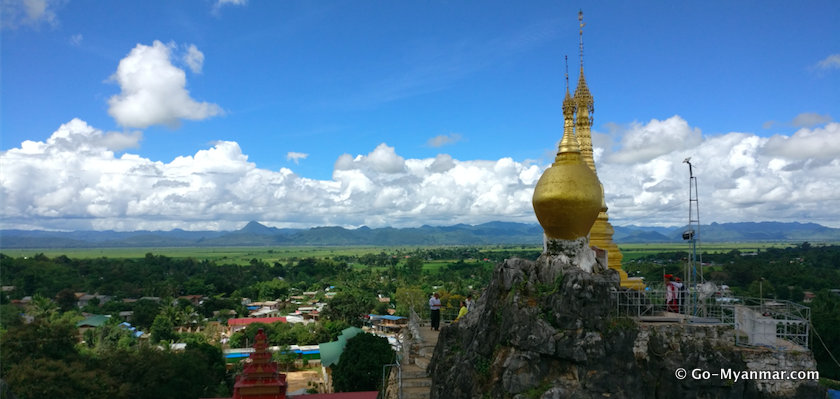 View north from Taung Kwe Pagoda