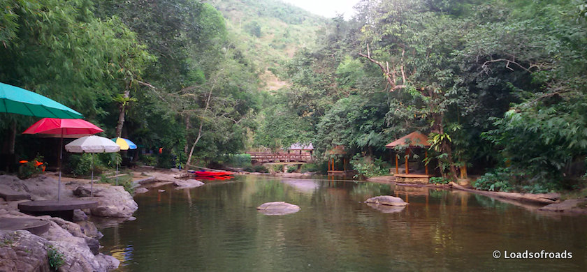 Maliwun waterfall swimming area