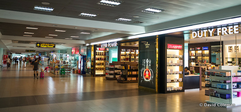 Mandalay International Airport shops