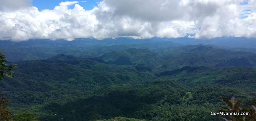 View from Naw Bu Baw Prayer Mountain